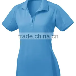 Ladies Plain Short Sleeve Polo Shirt thumbnail-1