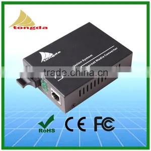 10/100M CCTV System Optical Media Converter Single Mode Single Fiber SC to RJ45 thumbnail-2