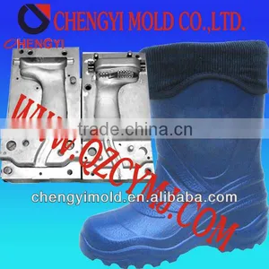 Eva Injection Light and Anti-skip Eva Rainboot Men's Shoe Mould thumbnail-1
