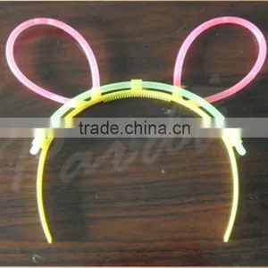 Party Glow Mouse Ears Hair Clips Light up Glow Hairband thumbnail-3