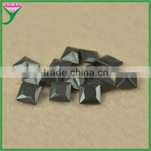 Wholesale Price Faceted Square Cut Hematite Magnetic Stone thumbnail-3