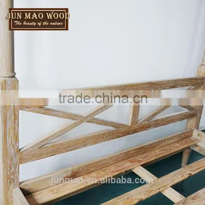 Bed Room Furniture Design Antique Wooden Bed With Mosquito Net thumbnail-3