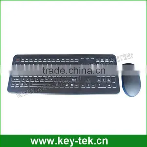 Dustproof Desktop Ip68 Rubber Keyboard With Numeric Keypad for Medical thumbnail-2