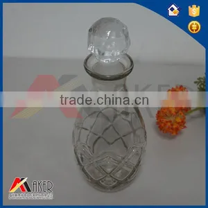 600ml Frosted And Buckle Glass Bottle Alcoholic Wine Glass Bottle thumbnail-4