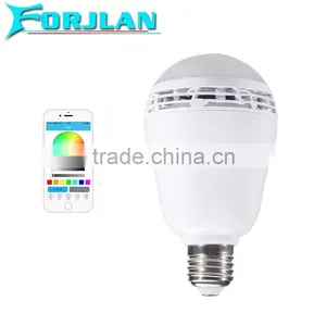 App Control Rgb Best Quality Bluetooth Led Bulb Speaker Bluetooth Bulb Lamp thumbnail-3