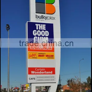 Large Colorful Standing Pylon Signboard thumbnail-1
