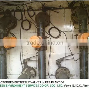 Motorized Butterfly Valve For ETP Plant thumbnail-1