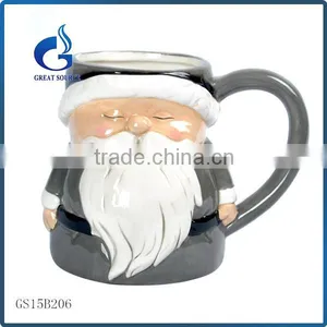 Factory Promotional 3D Ceramic Christmas Owl Mugs Decorative Wholesale thumbnail-3
