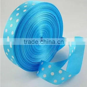 HOT SALE Fushia Dots Personalized Printing Satin Woven Fabric Ribbon, Woven Ribbon, Fabric Ribbon thumbnail-4