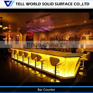Elegant LED Light Bar Counter Modern Design for Sale thumbnail-5