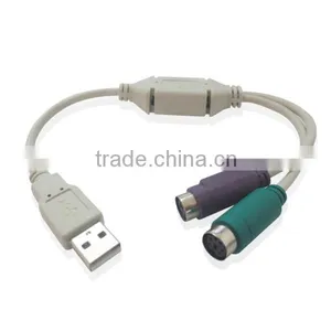 USB To PS2 Converter Cable Adapter For Mouse Keyboard thumbnail-1