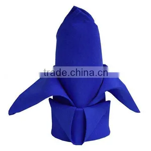 Royal Blue Polyester Dinner Napkin/ Table Linen Napkin thumbnail-1