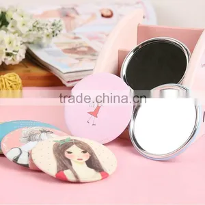Professional Producer !High Quality Small Tin Pocket Hand Mirror thumbnail-6