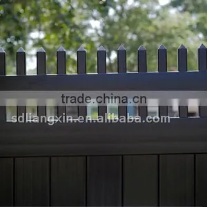 New Design Dark Brown Vinyl Fence thumbnail-2