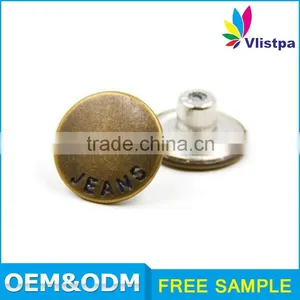 Various Style SGS Certificated Metal Military Uniform Coat Press Snap Pants Button thumbnail-4