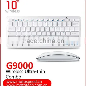 Wireless Desktop Keyboard and Mouse, Tablet pc Wireless Keyboard Mouse, Wireless Keyboard and Mouse for Mac thumbnail-1