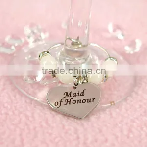 Party Design New Fashion Custom Your Own Letter Wine Glass Charms thumbnail-6