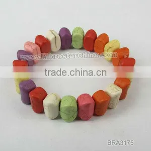 Vintage Turquoise Bracelet With Dyed Color thumbnail-1
