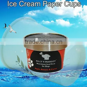 Hot Sale Disposable Ice Cream Paper Cup And Lid thumbnail-1