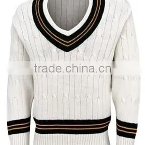 Custom Made White Cricket Kits Uniforms thumbnail-1