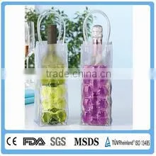 Promotional Eco-friendiy Beverage Gel Ice Box For Summer/plastic Bag/pvc Wine Cooler Bag thumbnail-2