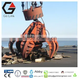 Electric Hydraulic Orange Peel Grab Steel Scrap Grabs Housing Waste Grapple China Manufacture Garbage Grab Crane thumbnail-1