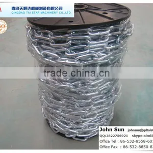DIN763 Galvanized Marine Anchor Link Chain thumbnail-3