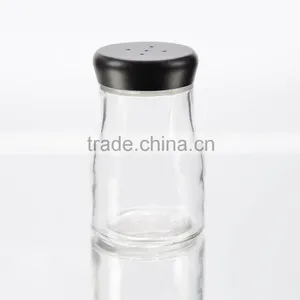 Clear Small Salt&Pepper Jar With Plastic thumbnail-1