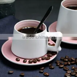 Light Green Coffee Mug With Coaster thumbnail-5