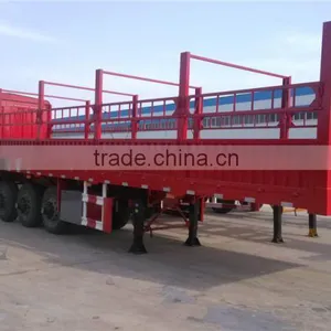China Manufacture High Qality Heavy Duty Fence Cargo Truck Trailer for Sale thumbnail-5
