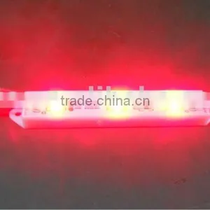 3pcs 5050 SMD LED Module,plastic Case,RED Color,DC12V,20pcs a String;75mm*12mm thumbnail-1