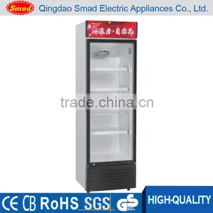 Transparent Glass Door Upright Supermarket Showcase Display Refrigerator thumbnail-1