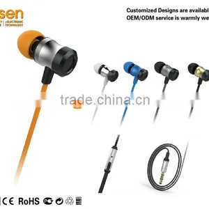 E10 2016 Hot Sale Colorful Metal Earphone With Fashion Design Earphone thumbnail-1