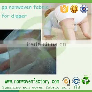 100% Polypropylene Non Woven Fabrics Spunbond for Making Diapers Raw Material thumbnail-1
