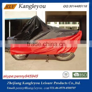Easily Carried Customized Black Red Waterproof Motorcycle Cover thumbnail-1