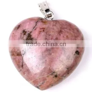 All Kinds Wholesale Heart Shape Crystal Gemstone Pendant Gemstone Jewelry thumbnail-5