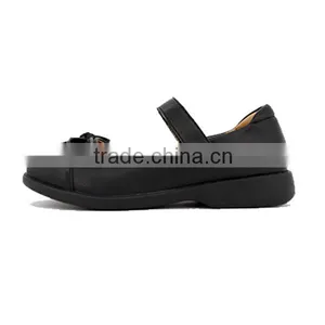 2016 Popular Design Girls Black School Uniform Shoes With Bowknot thumbnail-3