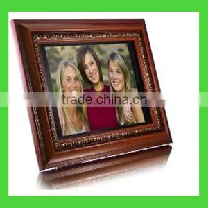 Large Size Wood Frame With 15 Inch Digital Photo Frame With Wooden Frame thumbnail-1