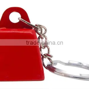 Keychain Bell in Custom Color With Logo Printing for Promo as Gift thumbnail-5