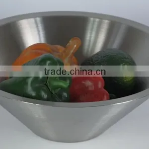 2016 Elegant Designs Stainless Steel Double Wall Fruit Dish thumbnail-6