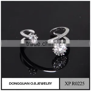 Hot Sale Handmade Engagement CZ Ring 925 Silver With Rhodium Plated Jewelry Wholesale thumbnail-2