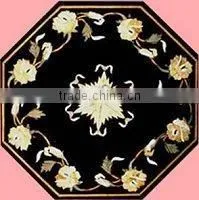 Inlay Marble Pietra Dura Handcrafted Table Top thumbnail-1