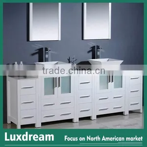 84'' Wood Bathroom Vanity for Heavy People Use thumbnail-1