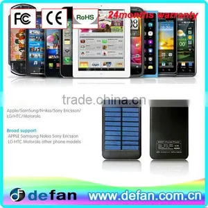 Solar Power Bank 5000mah Capacity for Portable Media Device for Iphone Ipad ... thumbnail-1