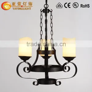 Modern Wrought Iron Candle Chandeliers,American Country Wrought Iron Candle Chandelier thumbnail-1