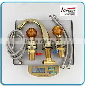 Antique Roman Gold Bathroom Faucet thumbnail-6