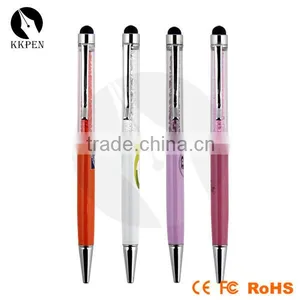 KKPEN 2015 New Model Bling Diamond Shining Crystal Ballpoint Pen/Capacitive Screen Touch Stylus Pen thumbnail-1
