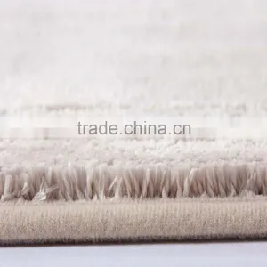 DADA Solid Color Microfiber Densely Shagge Bathroom Carpet Non-skid Mat thumbnail-6