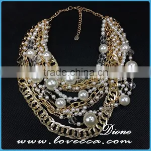 American and European Retro Big Stone Jewelry Women High Quality Exaggerated Necklace thumbnail-1