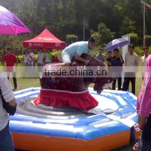 Thrilling Inflatable Bungee Bull Riding Machine thumbnail-4